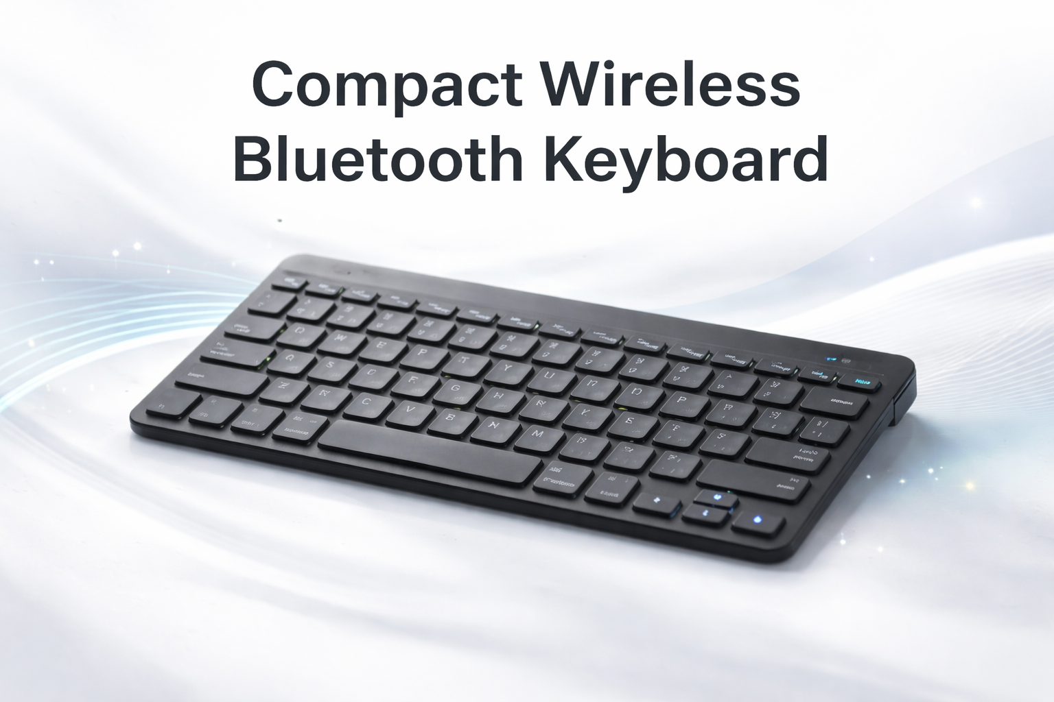 Slim Bluetooth Wireless Keyboard for Tablet, Laptop & Phone