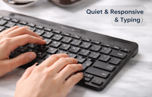 Slim Bluetooth Wireless Keyboard for Tablet, Laptop & Phone